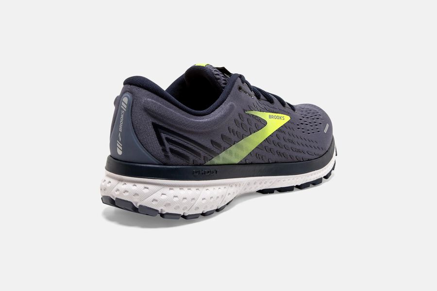 Brooks Running Shoes Mens Grey/Green - Ghost 13 Road - 3729-NMROF